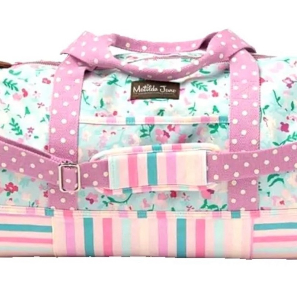 Matilda Jane Slumber Party Duffle Bag - Pink Mint